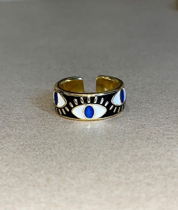 Evil eye ring